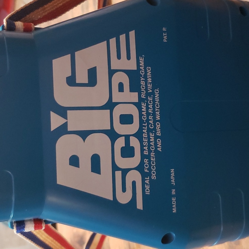 Vintage BIG SCOPE Blue Toy Binoculars 5X Zoom VERY RARE - Picture 5 of 8